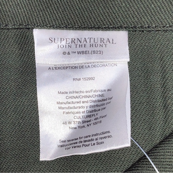 NWT Supernatural Culturefly Green Supernatural Snap Front Jacket Size L - Picture 6 of 13